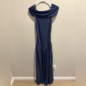 Lioness Strapless Navy Dress